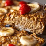 Banana Baked Oatmeal with Greek Yogurt First Image