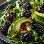 Blackberry Avocado Arugula Salad First Image
