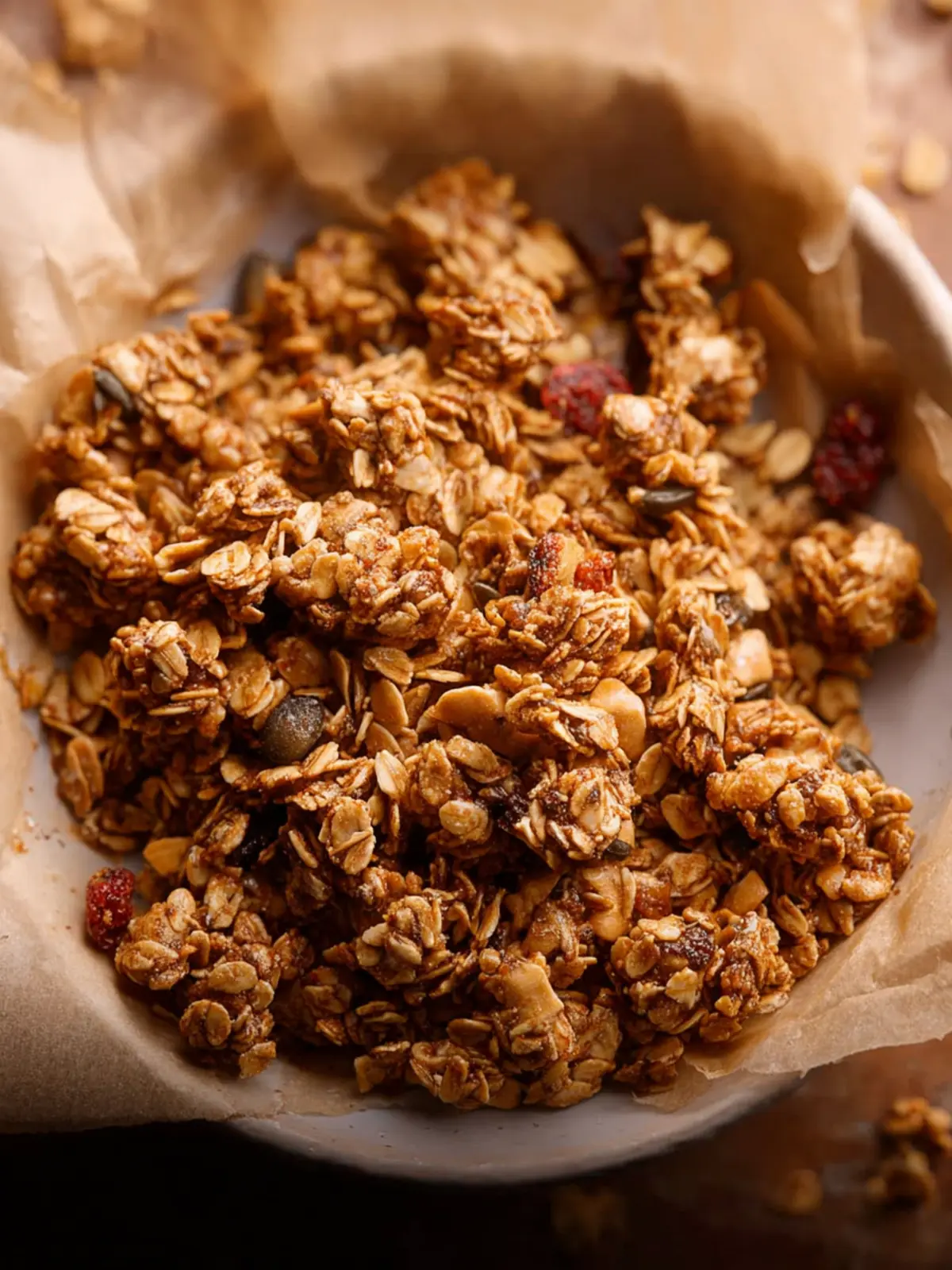 Chunky Peanut Butter Granola: The Best Way to Start Your Day