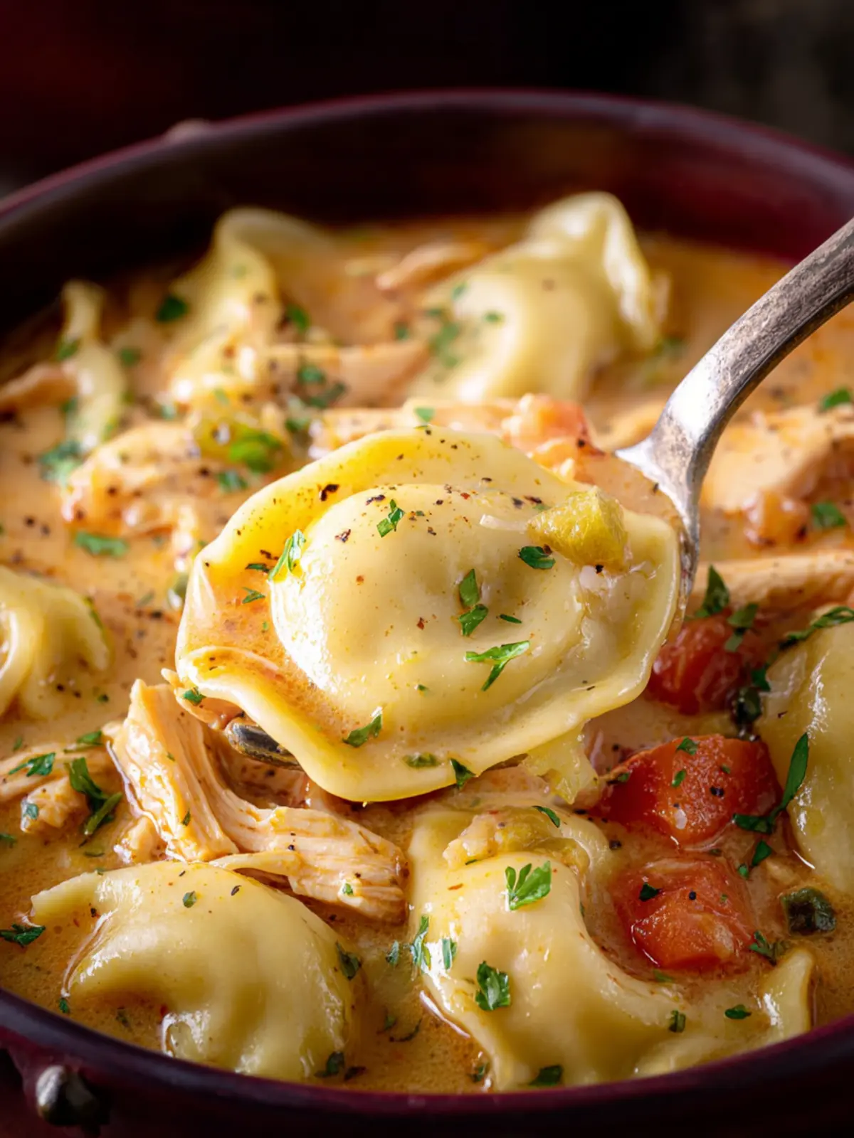 Crock Pot Chicken Pierogi Stew First Image