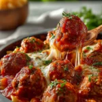 Dump and Bake Meatball Casserole First Image