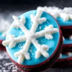 Easy Snowflake Cookies {Snowflake Oreos} First Image