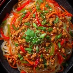Ground Chicken Sweet Chili Noodles First Image