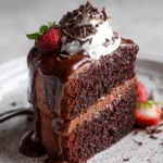 Healthy Chocolate Cake First Image