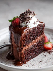 Healthy Chocolate Cake First Image