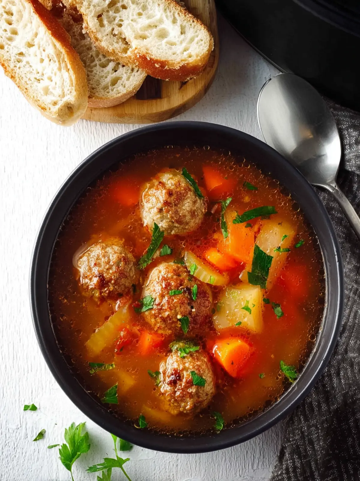 Instant Pot Meatball Soup First Image