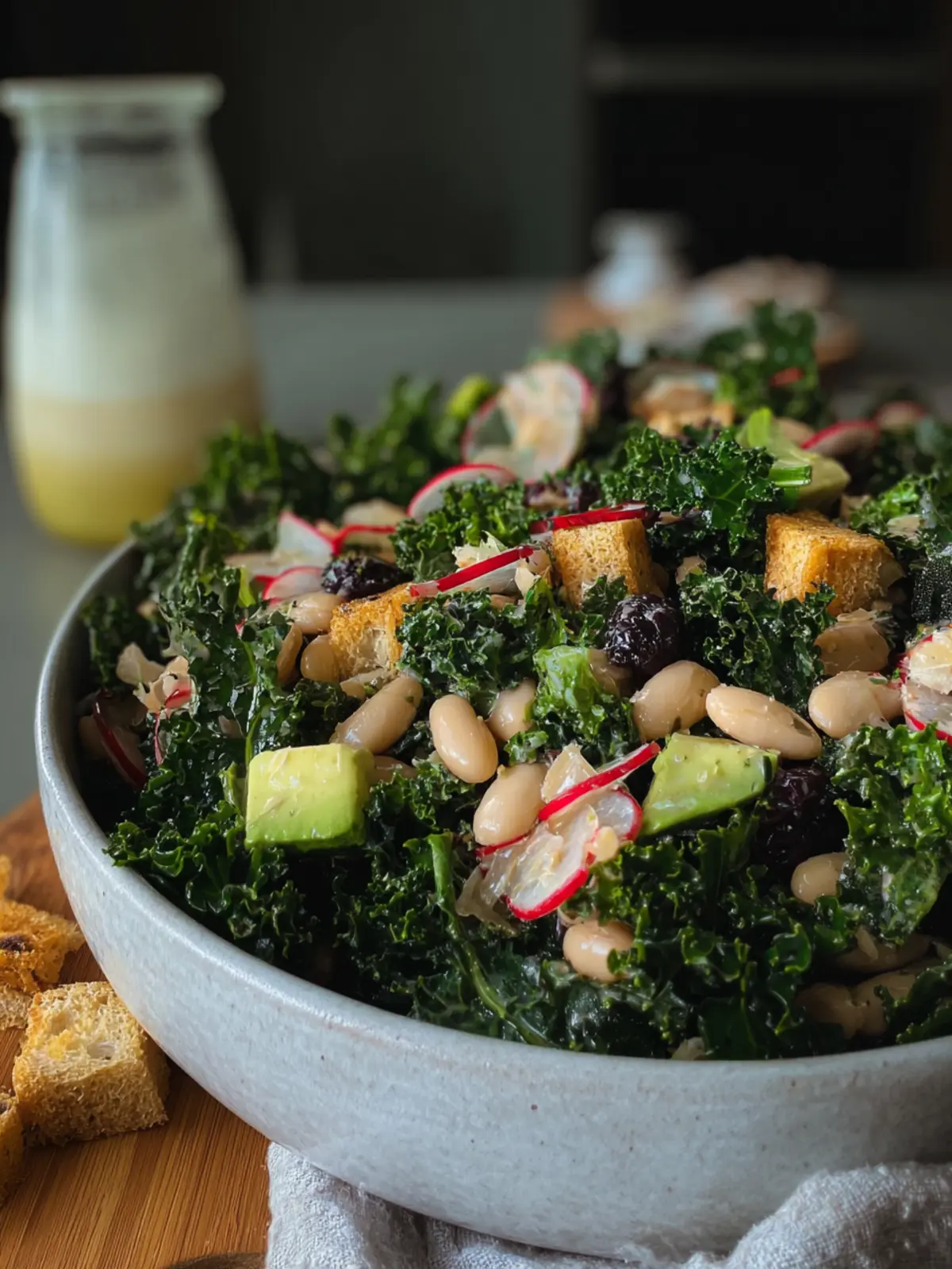 Kale white bean salad inspired by erewhon First Image