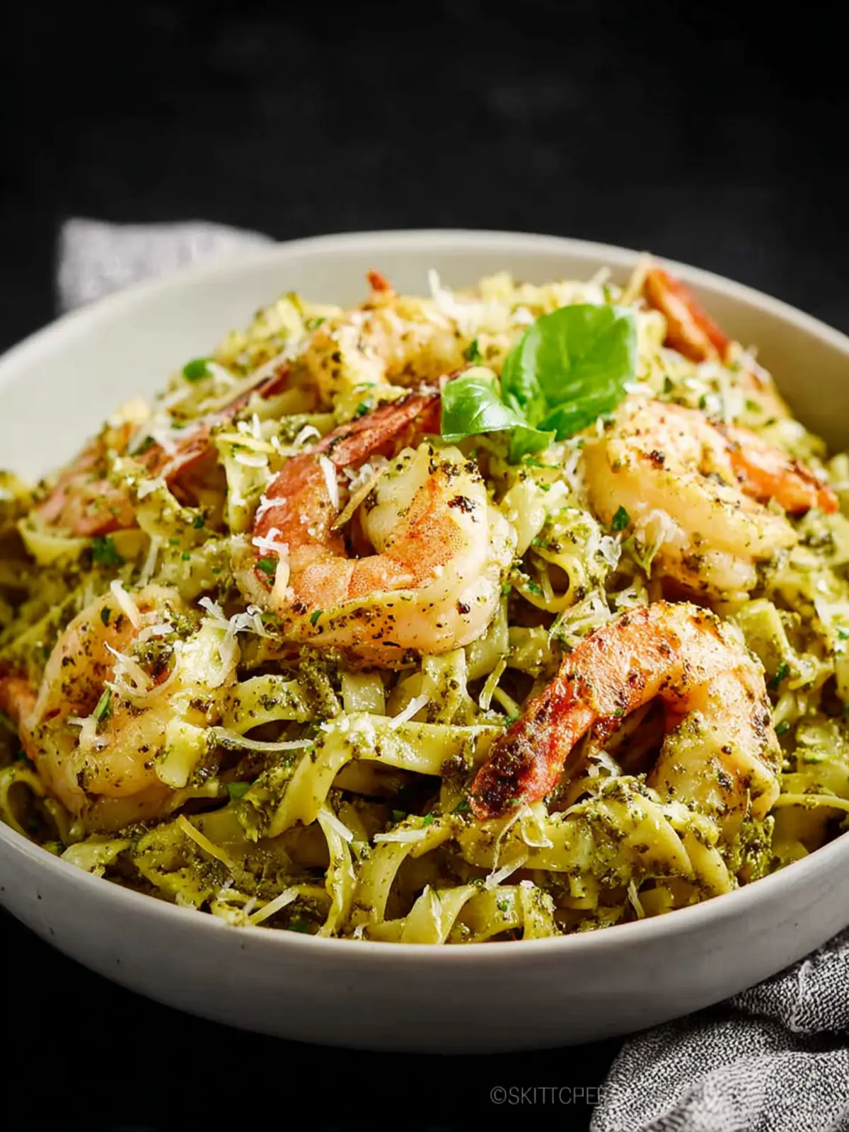 Shrimp Pesto Pasta First Image