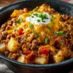 Slow Cooker Cowboy Casserole First Image