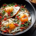 Spicy Fried Eggs First Image