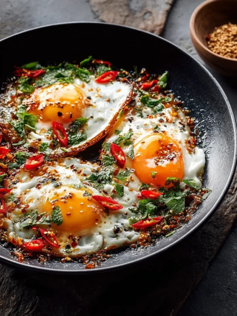 Spicy Fried Eggs First Image