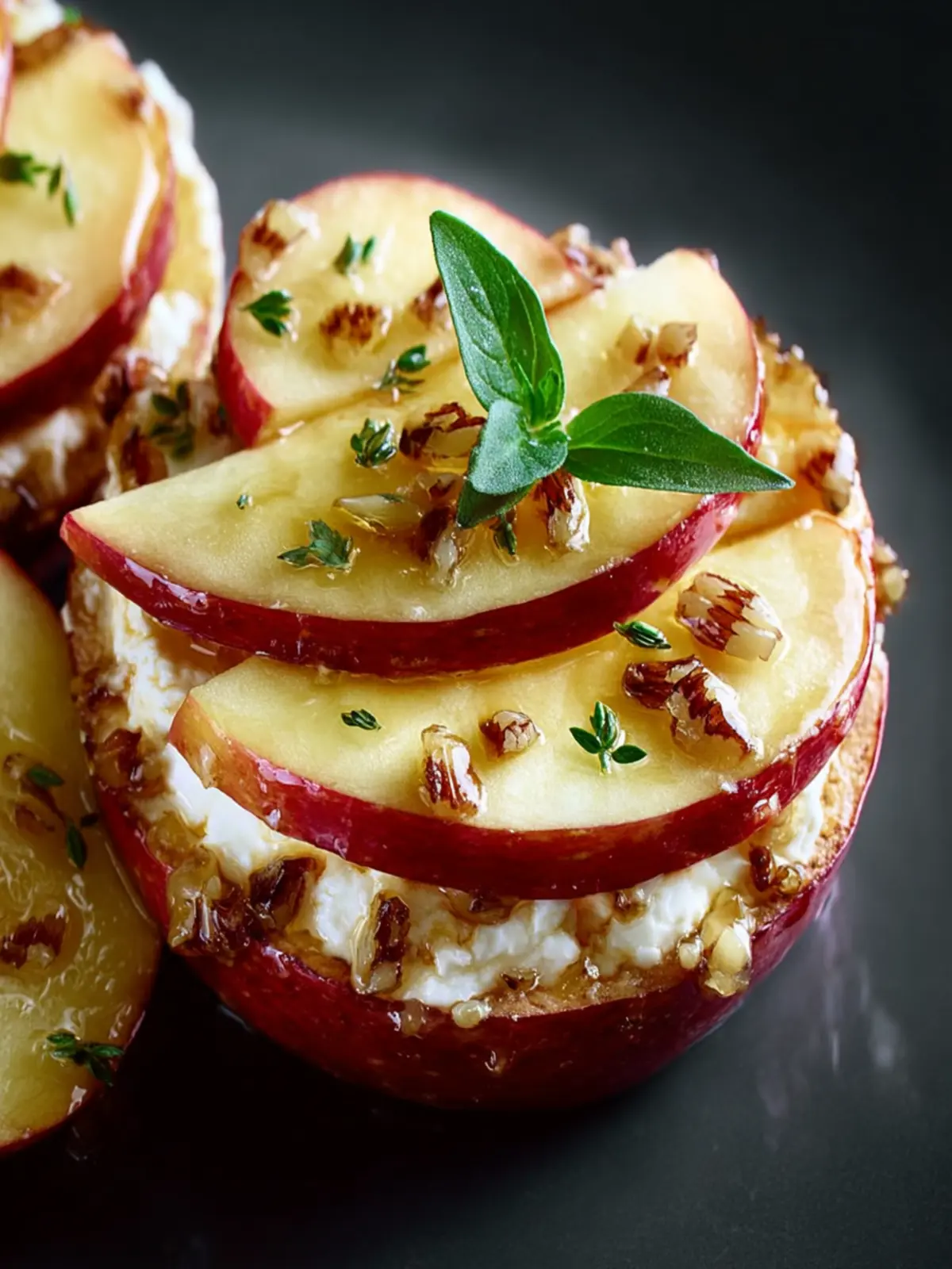 Apple Cheese Appetizer First Image