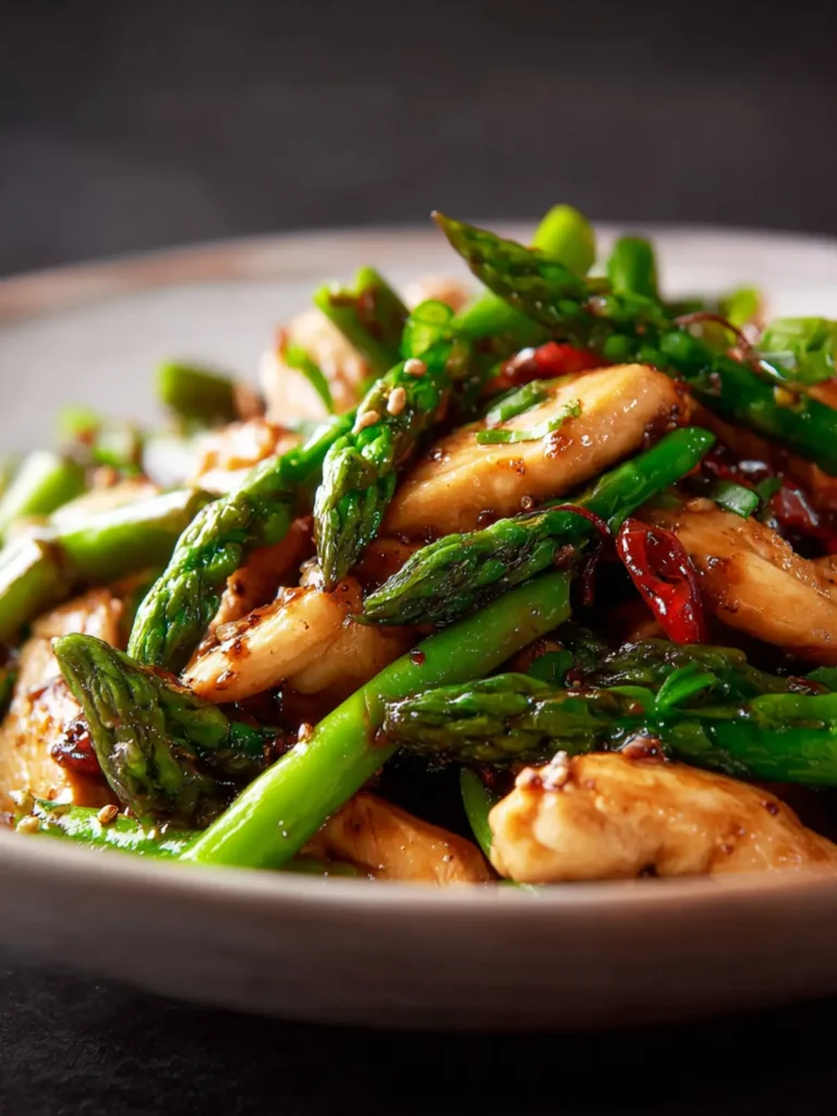 Chicken Asparagus Stir Fry First Image