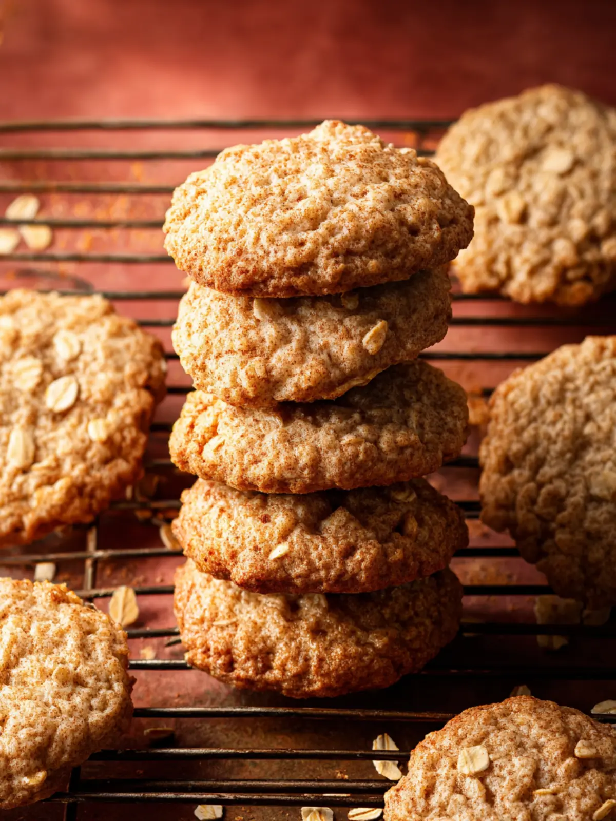 Cinnamon Oatmeal Cookies First Image
