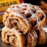 Croissant Cinnamon Rolls (Flaky Laminated Cinnamon Rolls) First Image
