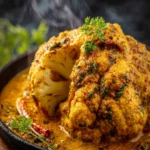 Gobi Musallam Recipe (Whole Roasted Cauliflower Curry) First Image