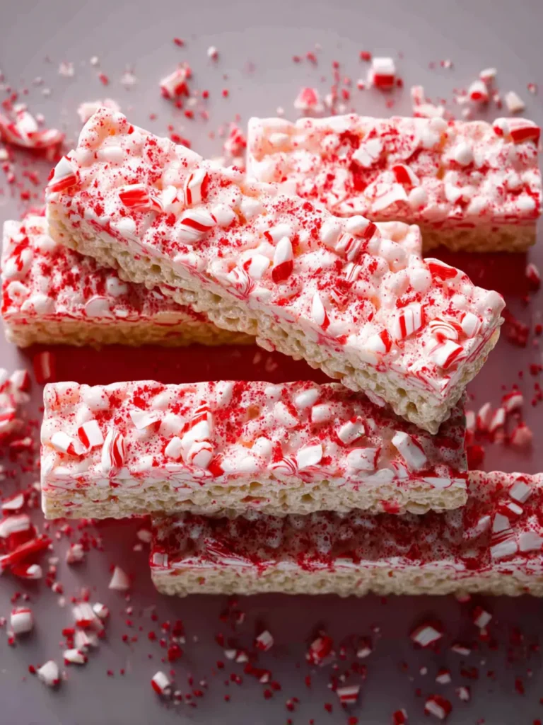 Peppermint Rice Krispie Treats First Image