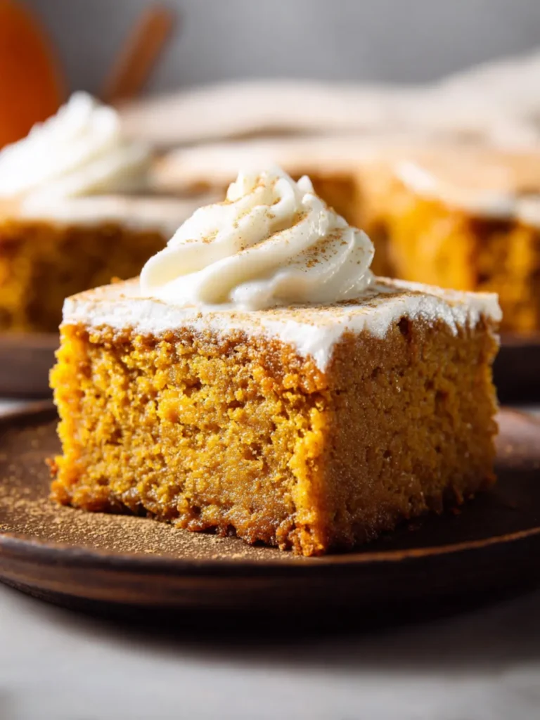 Pumpkin Bars Recipe First Image