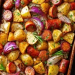 Sheet Pan Sausage and Potatoes First Image