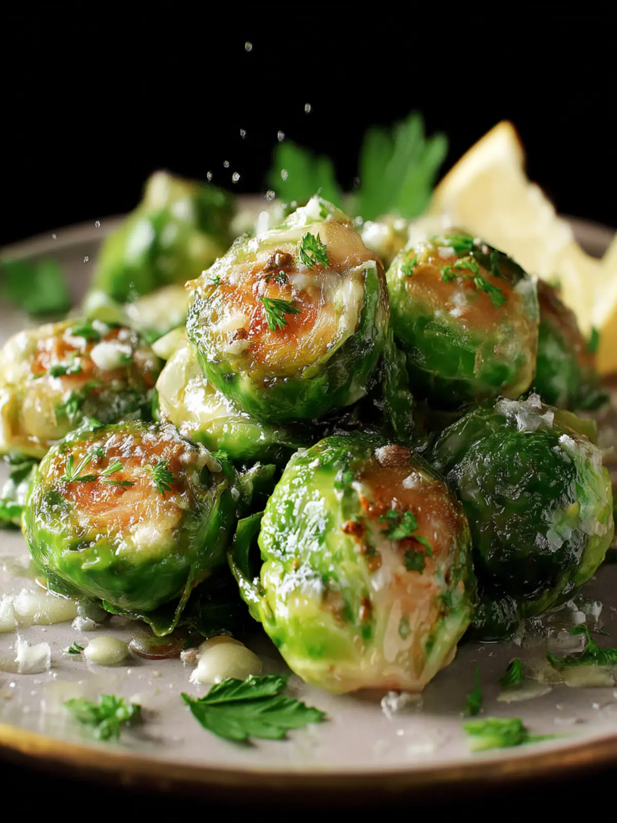 Small Batch Smashed Brussels Sprouts First Image