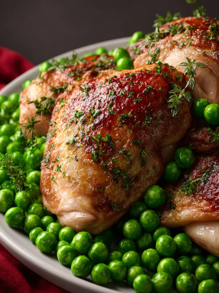 Spring Chicken With Peas First Image