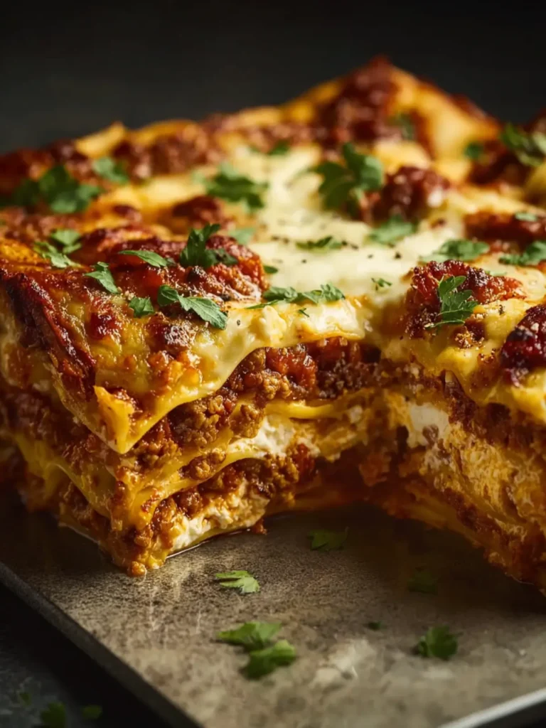 Baked Cottage Cheese Lasagna First Image