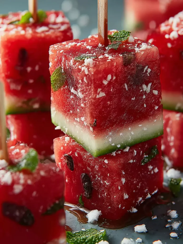 Frozen Watermelon Bites First Image
