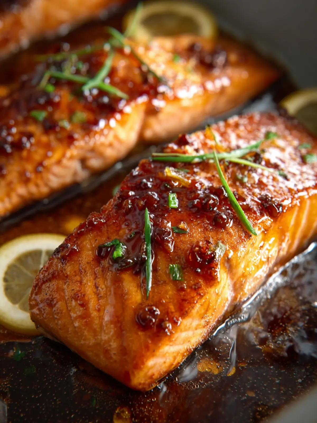 Honey Garlic Salmon First Image