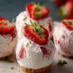 Keto Strawberry Cheesecake Fat Bombs First Image