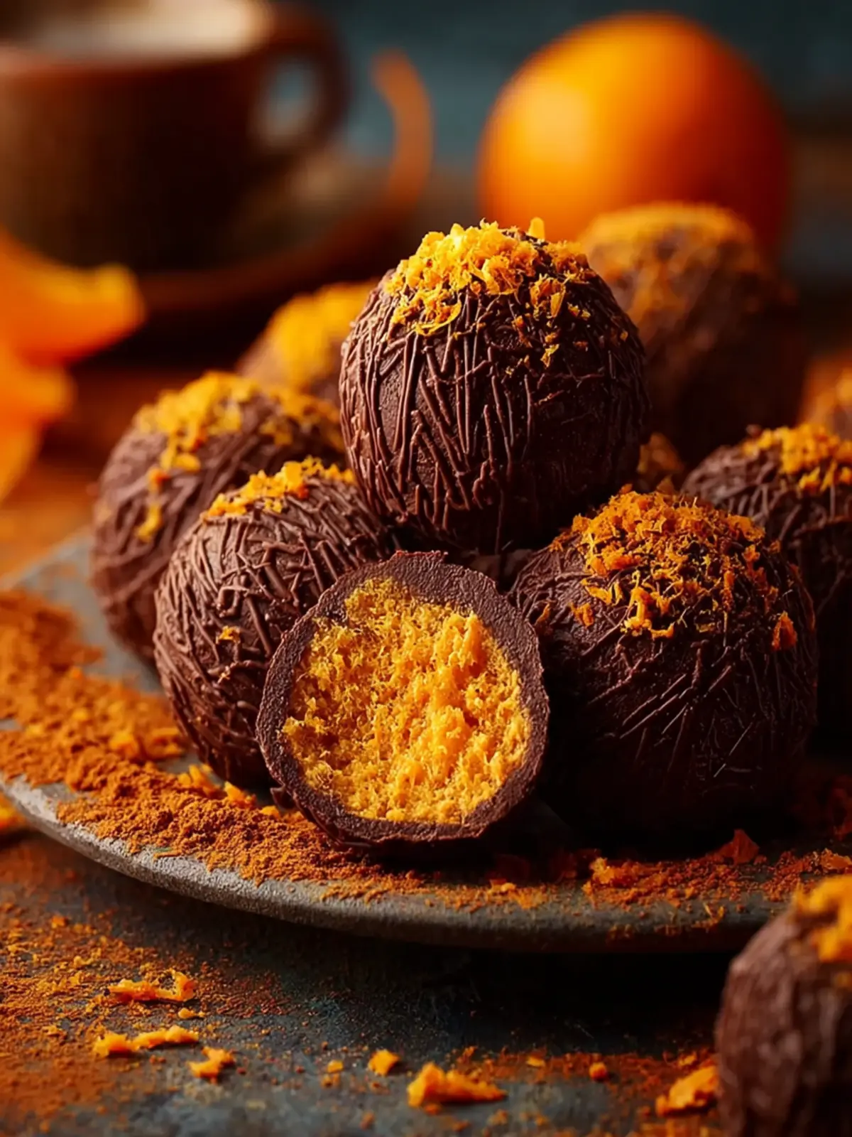 Orange Chocolate Truffles First Image