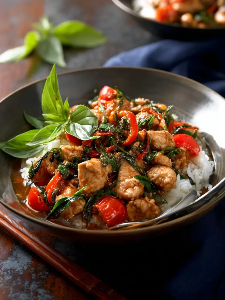 Thai Basil Chicken First Image
