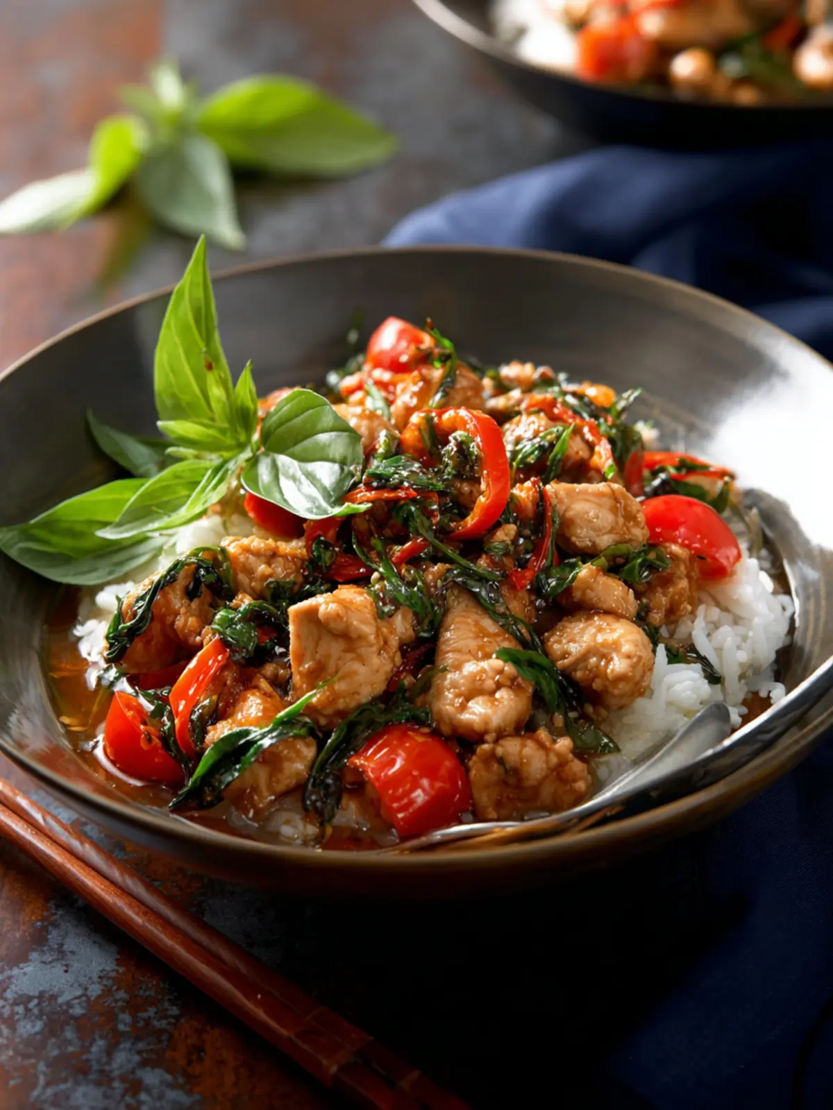 Thai Basil Chicken First Image