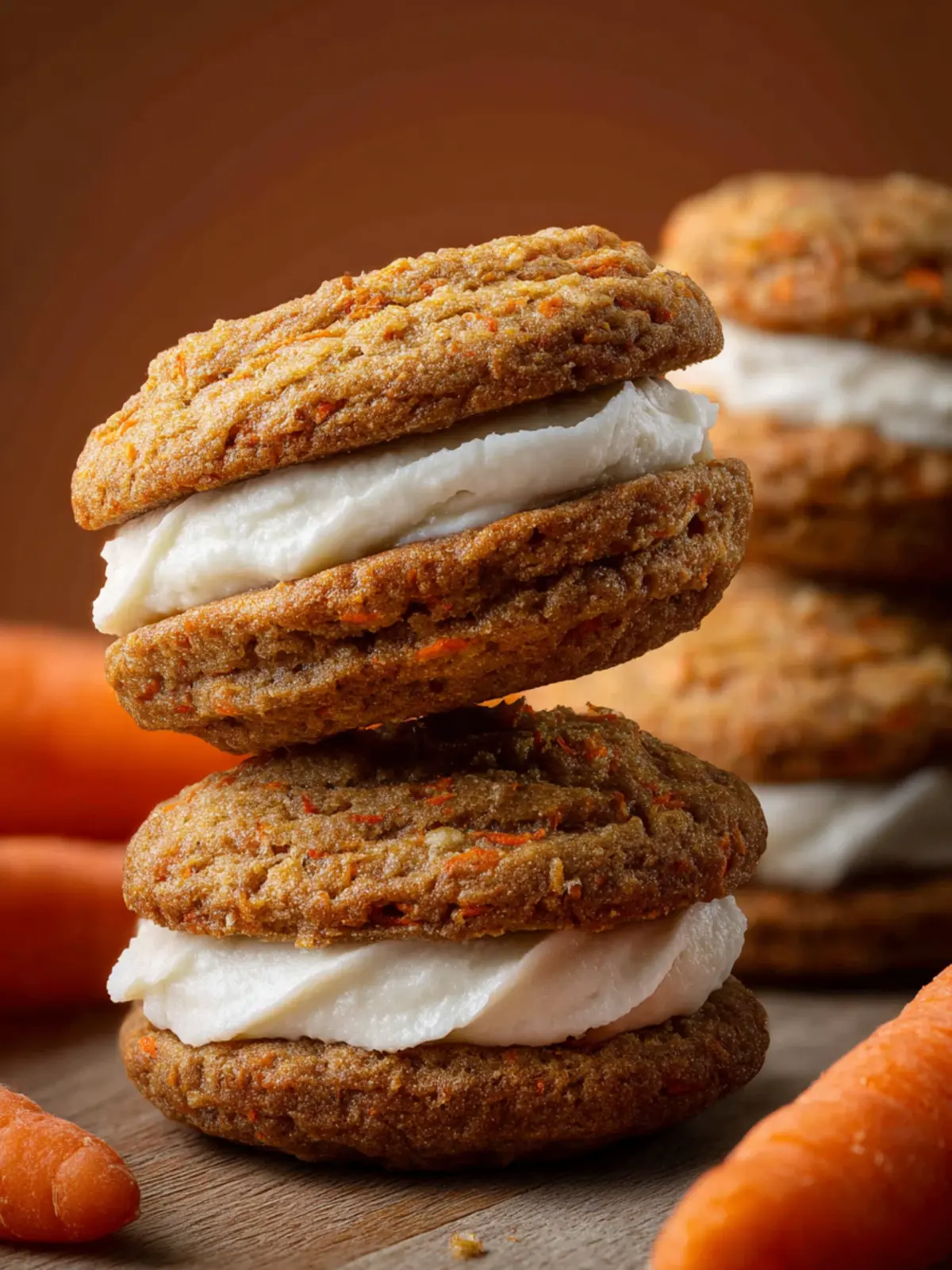 carrot cake sandwich cookies First Image