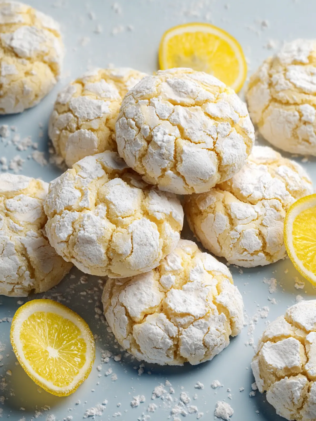 lemon crinkle cookies First Image